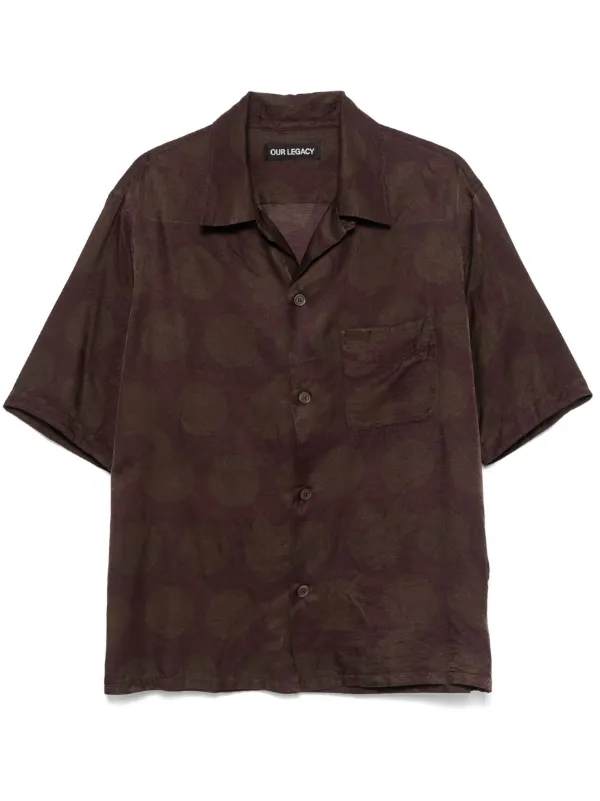 OUR LEGACY Heusen Shirt | Red | FARFETCH