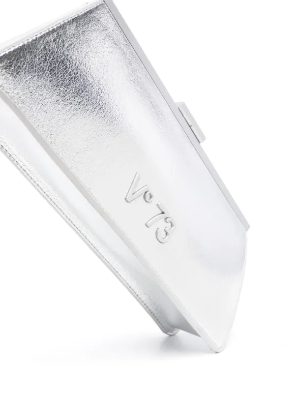 【関税&送料込】V° 73 Bags Silver V°73 Crow Sports Laminated Clutch Bag | Silver | FARFETCH