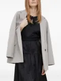 DKNY tie-neck flutter-sleeve blouse - Black