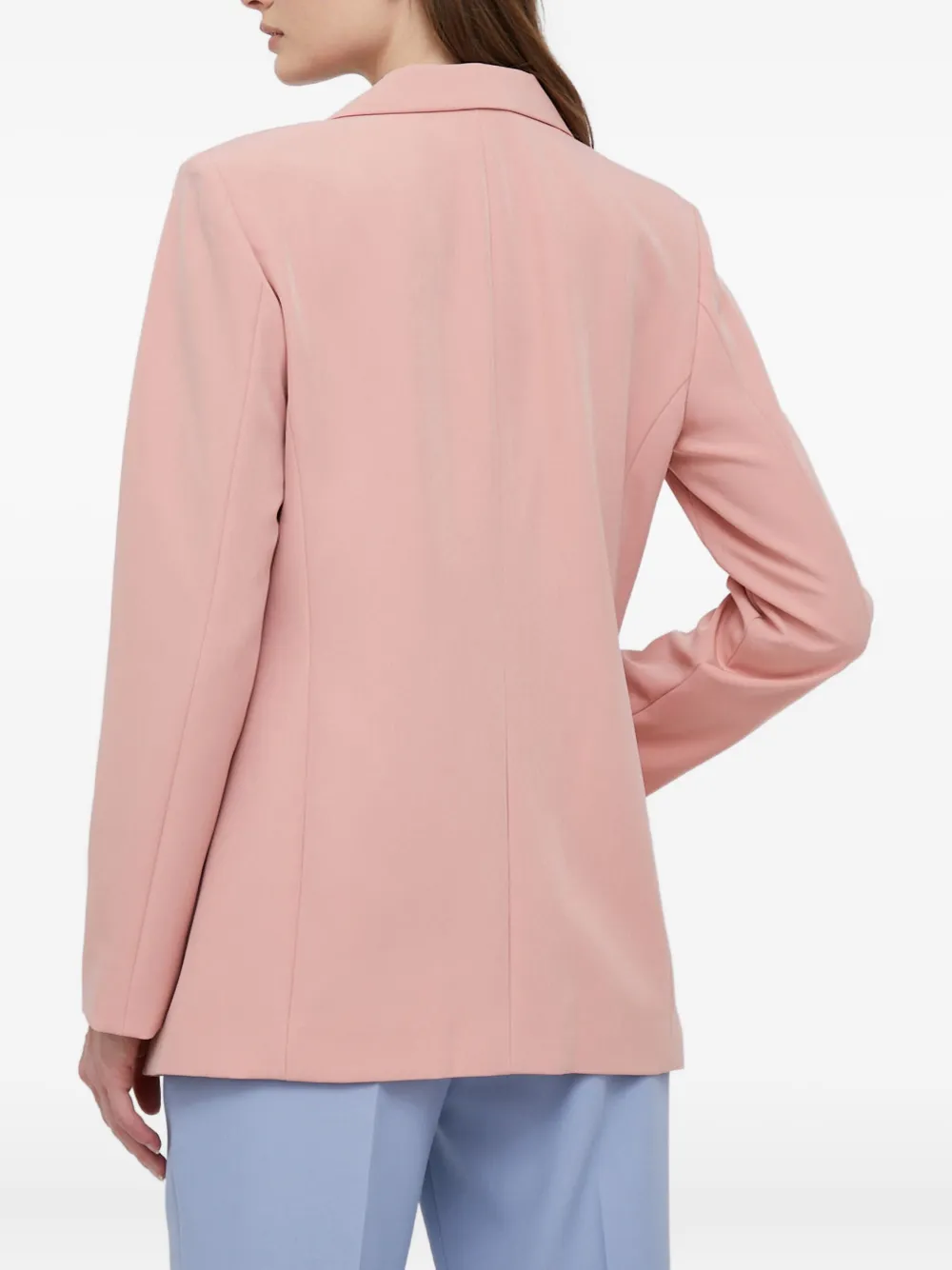Dkny Button Pocket Blazer In Pink