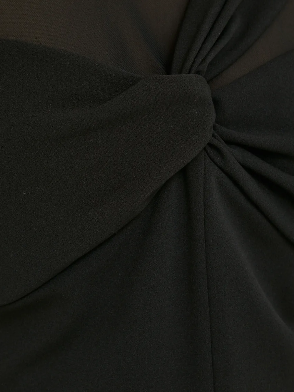 DKNY Mini-jurk met geknoopt detail Zwart