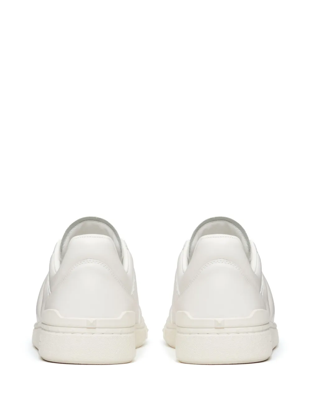 Valentino Upvillage Low Top Nappa Leather Sneaker In 白色