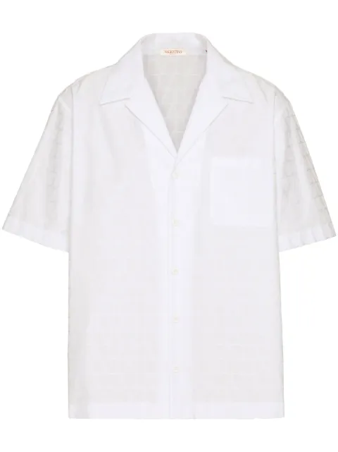 Valentino Garavani Toile Iconographe katoenen overhemd