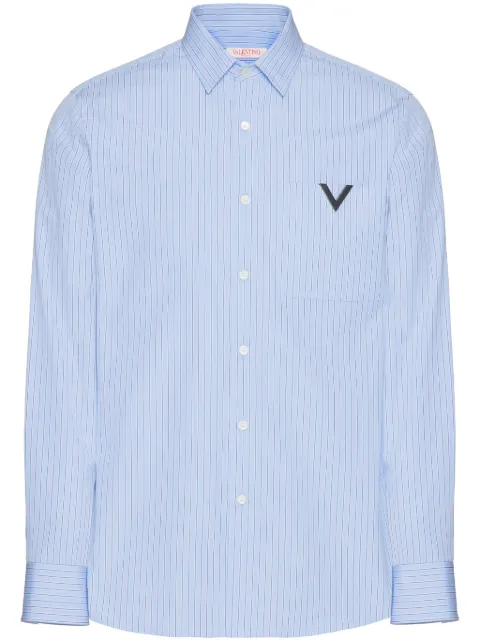 Valentino Garavani V-detail cotton shirt