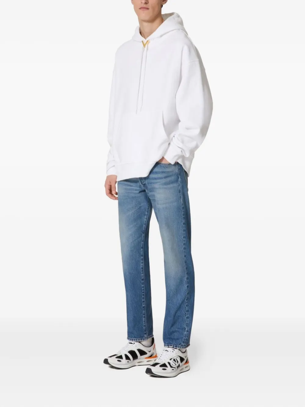 Valentino Garavani Katoenen hoodie Wit