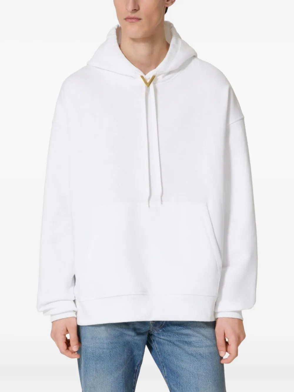 Valentino Garavani Katoenen hoodie Wit