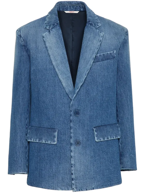 ジャケット Valentino Garavani Denim Blazer 23443682_53525060_600.jpg