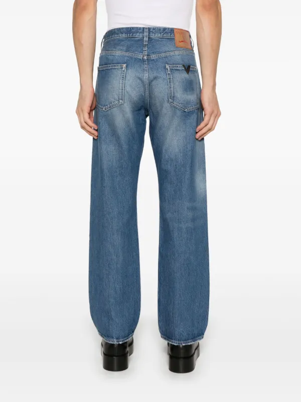 Valentino Garavani V-detail Jeans | Blue | FARFETCH