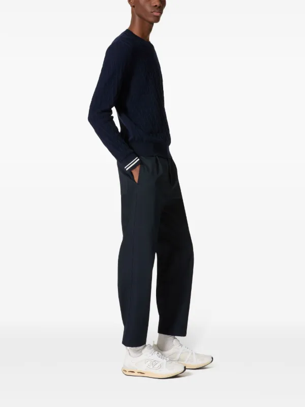 Valentino Garavani コットン チノパンツ | ブルー | FARFETCH JP