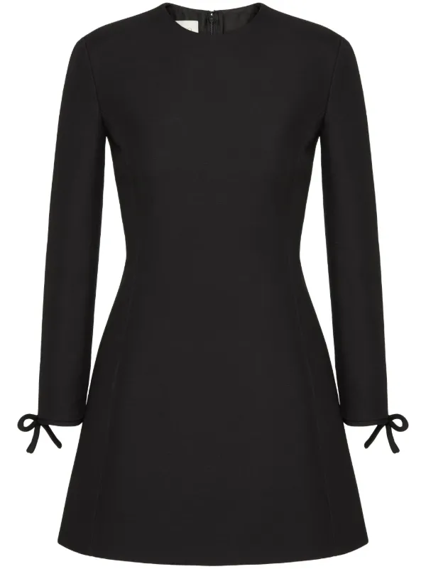 Valentino Garavani リボンディテール ミニドレス | ブラック
