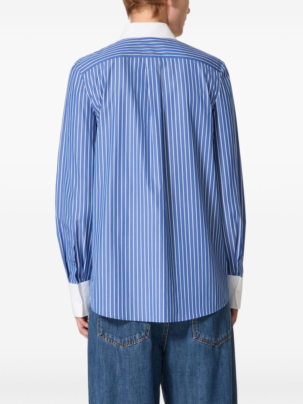 Valentino Garavani Gestreepte blouse Blauw