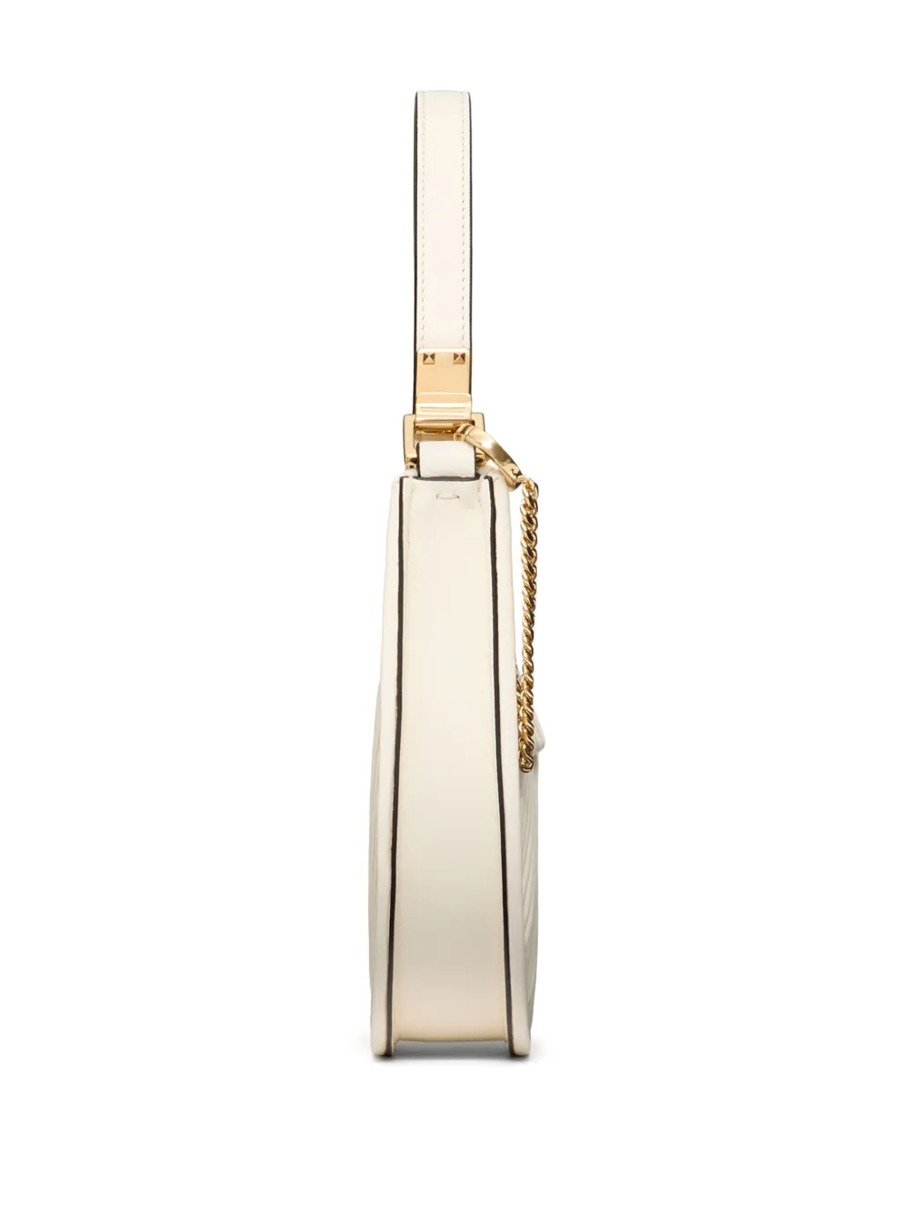 Valentino Garavani Mini VLogo Signature Hobo tas Beige