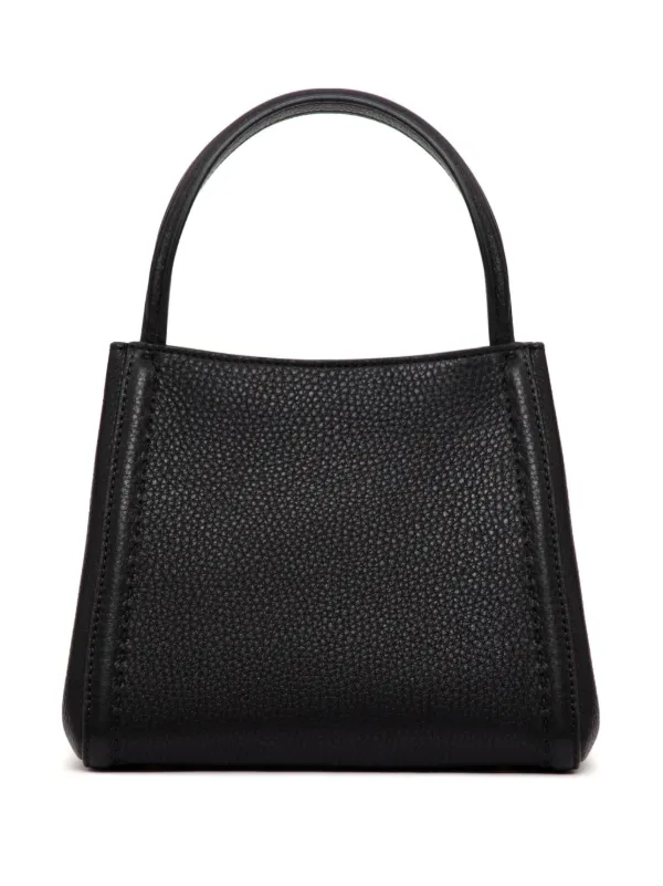 トートバッグ VALENTINO GARAVANI BLACK LEATHER TOTES Valentino Garavani Small Alltime Leather Tote Bag | Black