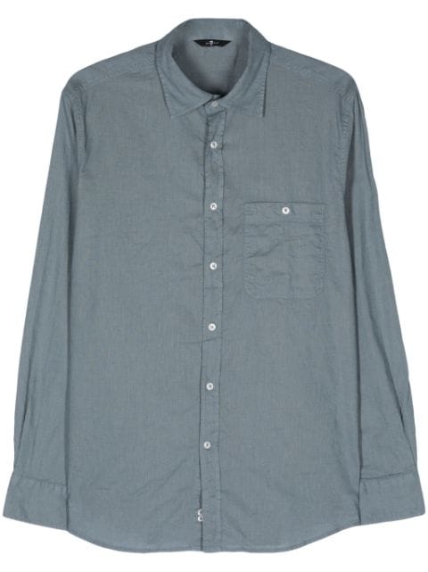 7 For All Mankind classic-collar long-sleeve shirt 