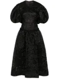 Simone Rocha crinkled midi dress - Black