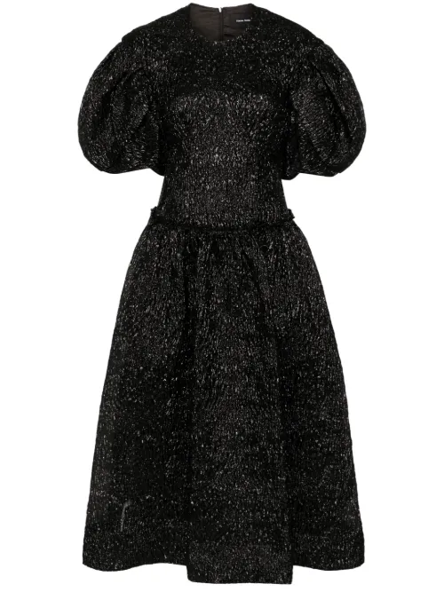 Robe mi-longue à effet froissé - Simone Rocha - Modalova