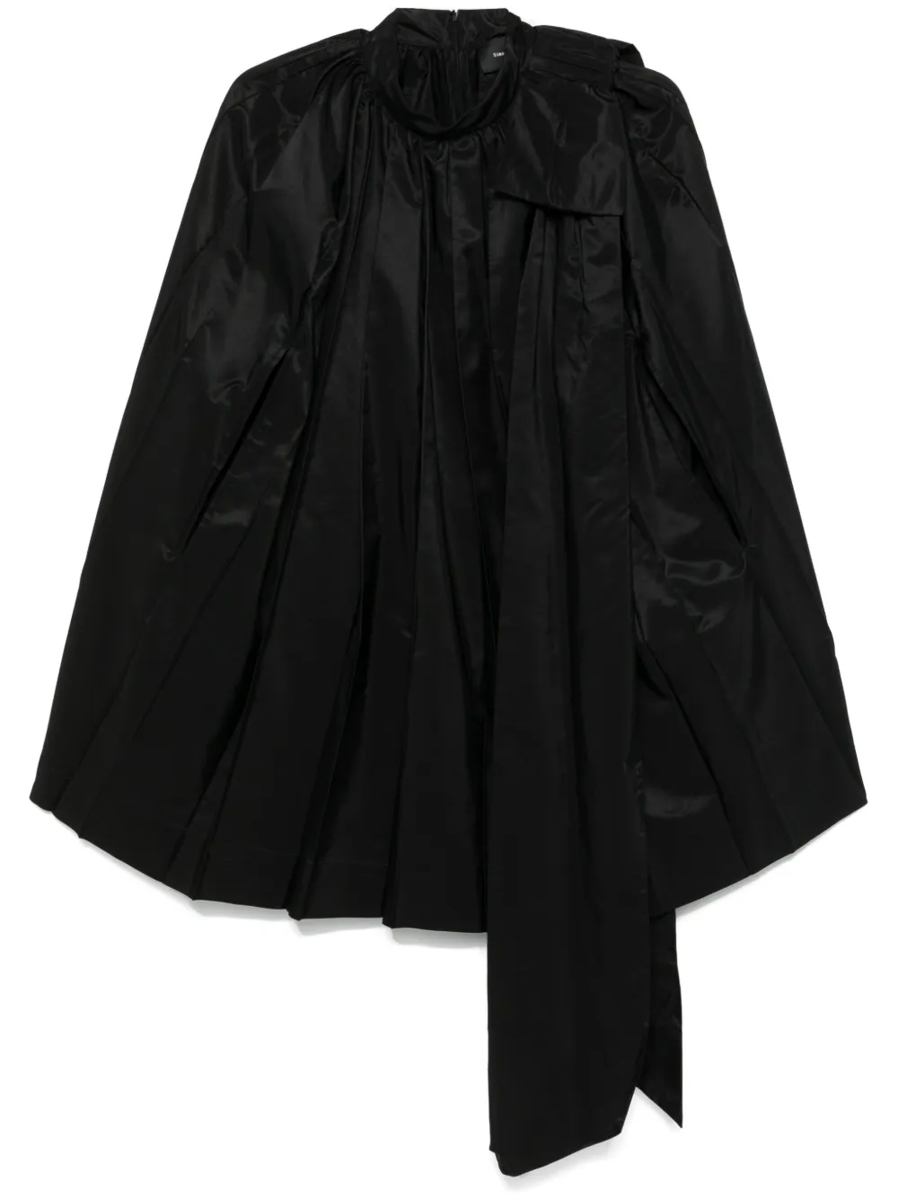 Simone Rocha bow-detail pleated mini dress | Black | Image 1