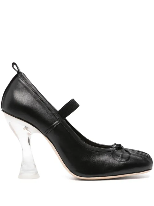 Ballerines en cuir à talon - Simone Rocha - Modalova