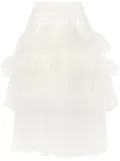 Simone Rocha tulle midi skirt - White