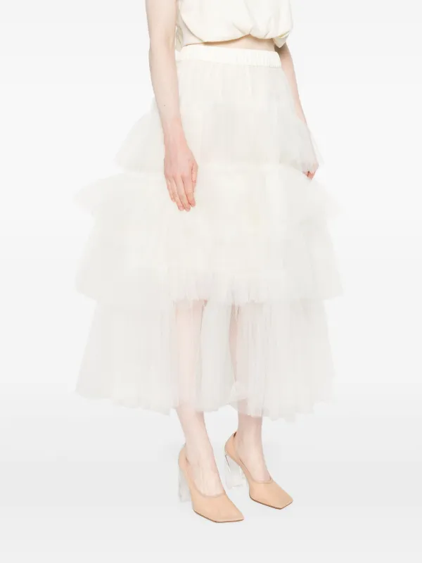 Simone Rocha チュール スカート | ホワイト | FARFETCH JP