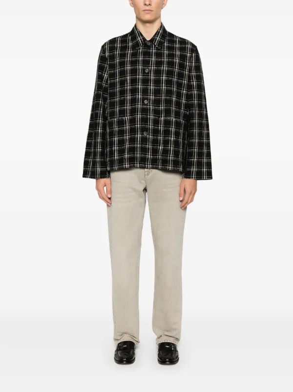OUR LEGACY カモフラージュ 半袖シャツ OUR LEGACY Haven シャツ | ブラック | FARFETCH JP
