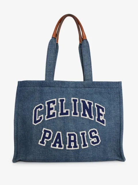 Celine Pre-Owned Cabas denim tote bag