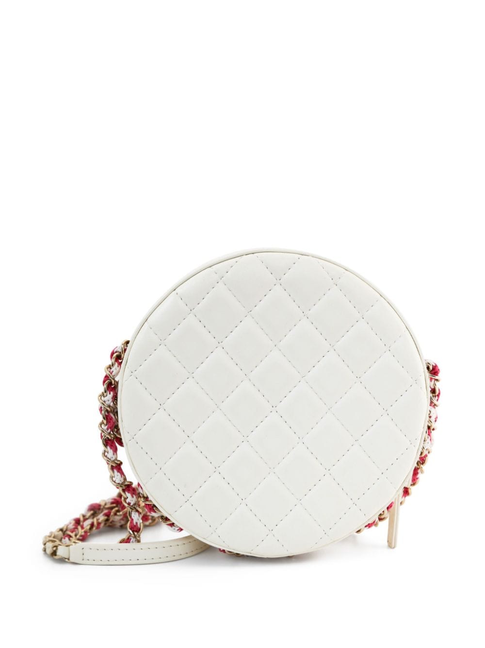 Pre-owned Chanel 2019 Cruise La Pausa Lifesaver Crossbody Bag In White