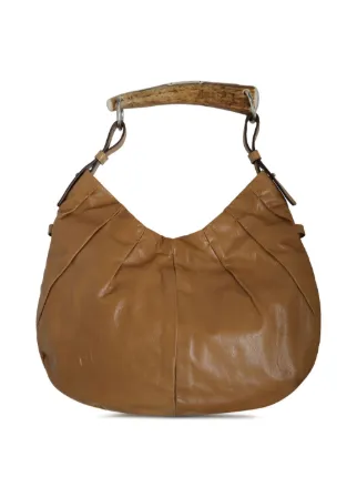 Yves Saint Laurent ブラウンレザーハンドバッグ Saint Laurent Pre-Owned Mombasa ハンドバッグ | ブラウン