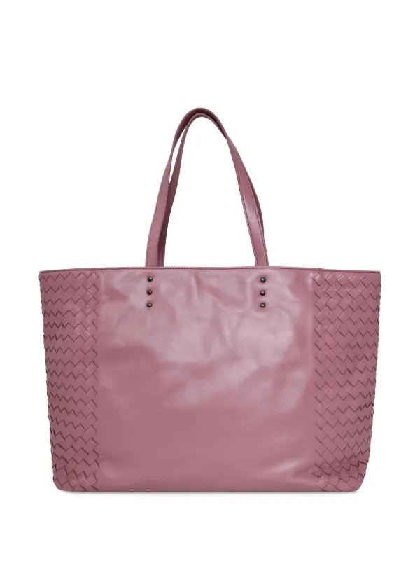 BOTTEGA VENETA ピンクbag×ヴィトンbag BOTTEGA VENETA Woven leather pink carryon luggage. Extremely rare.
