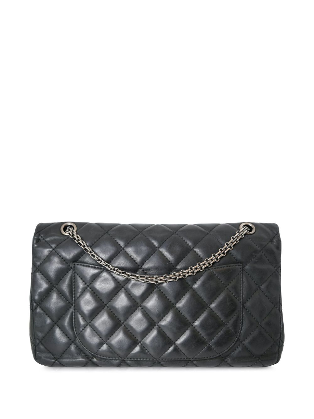 Pre-owned Chanel 2.55 Reissue Shoulder Bag In Black