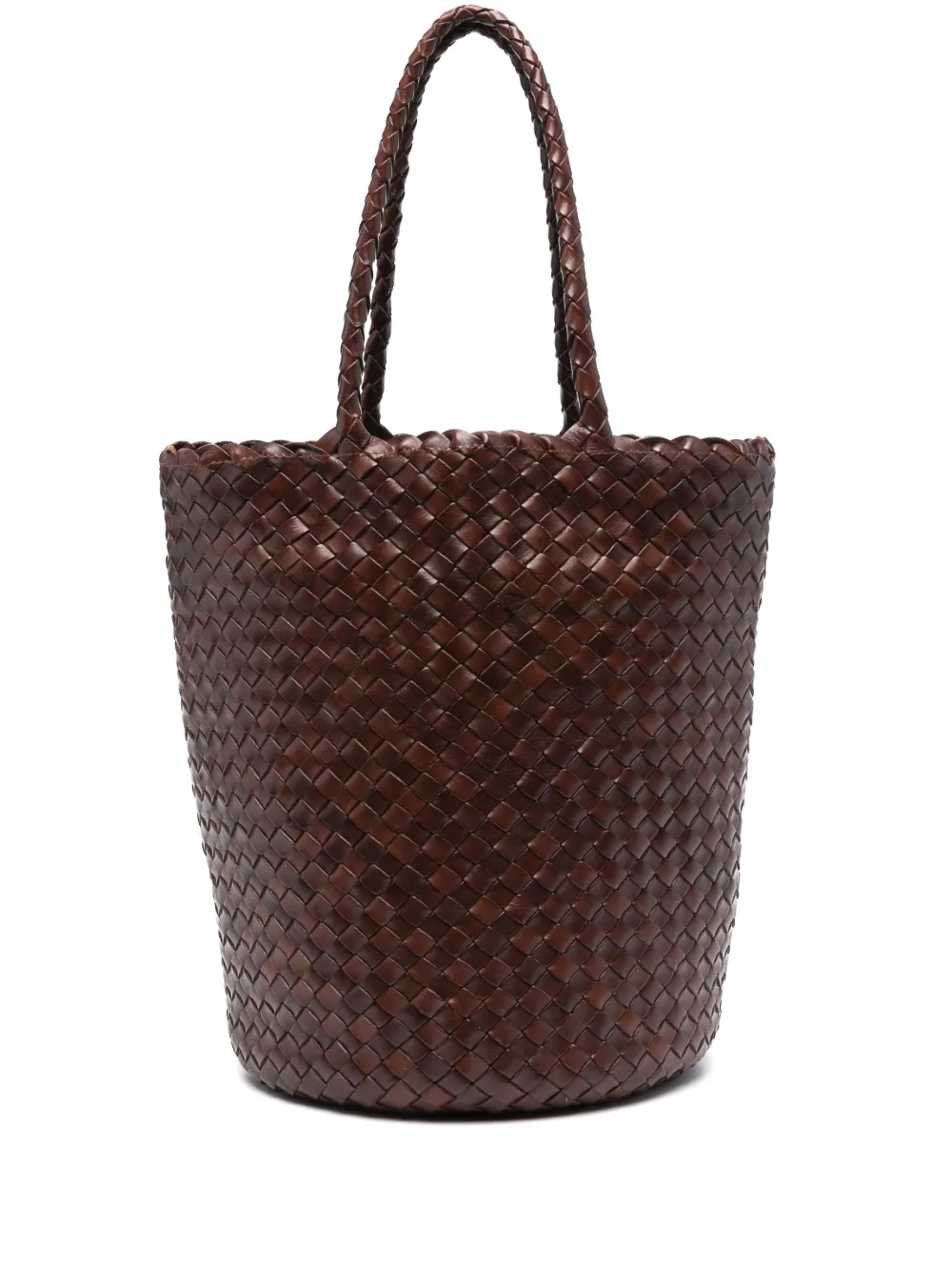 DRAGON DIFFUSION Jacky vävd bucketbag i läder | brun | Image 1