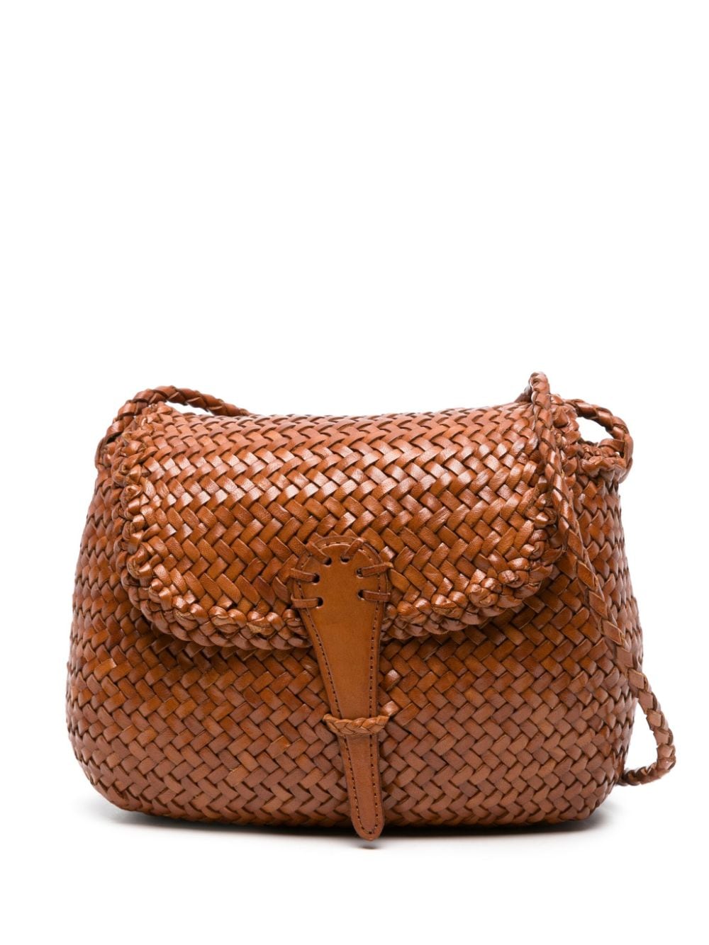 Shop Dragon Diffusion Mini City Shoulder Bag In Brown