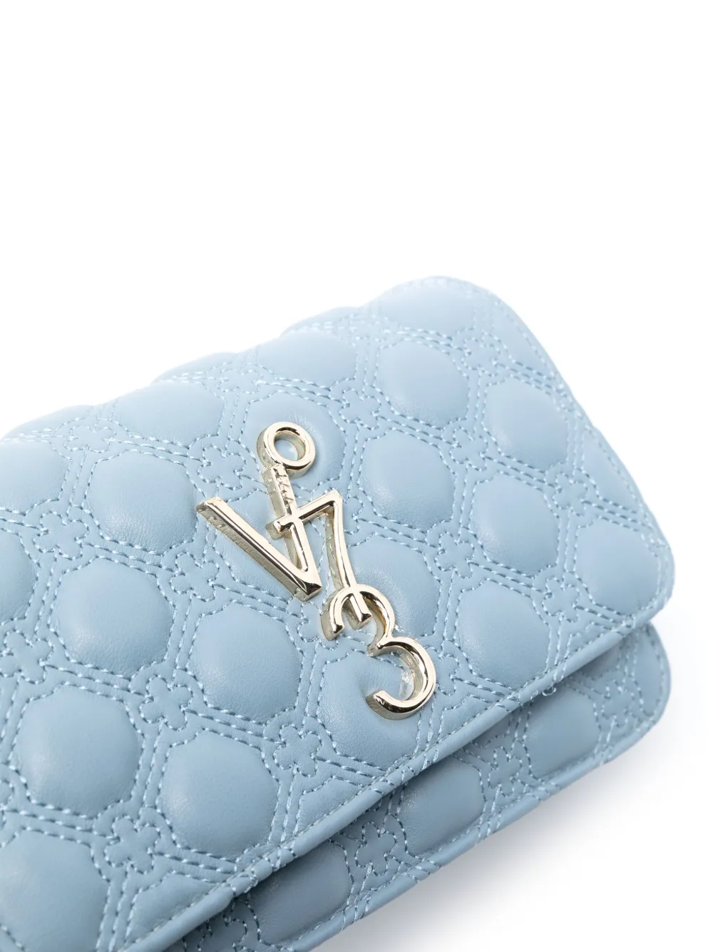 Shop V73 Logo-lettering Cross Body Bag In Blue