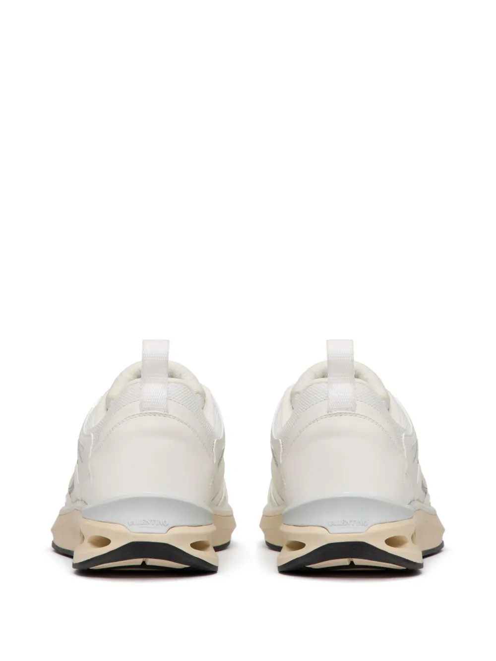 Shop Valentino Vlogo Easyjog Panelled Sneakers In 白色