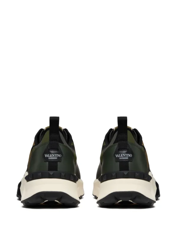 Valentino Garavani True Act Sneakers | Green | FARFETCH JO