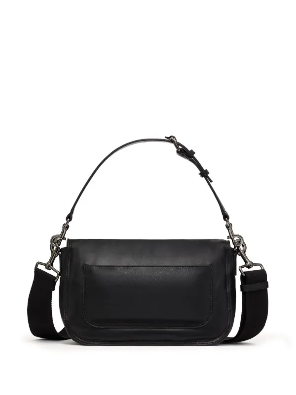 Valentino Garavani Noir レザーショルダーバッグ | ブラック