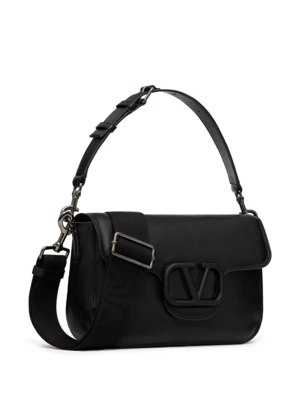 Valentino Garavani Noir leather shoulder bag men Nappa Leather One Size Black