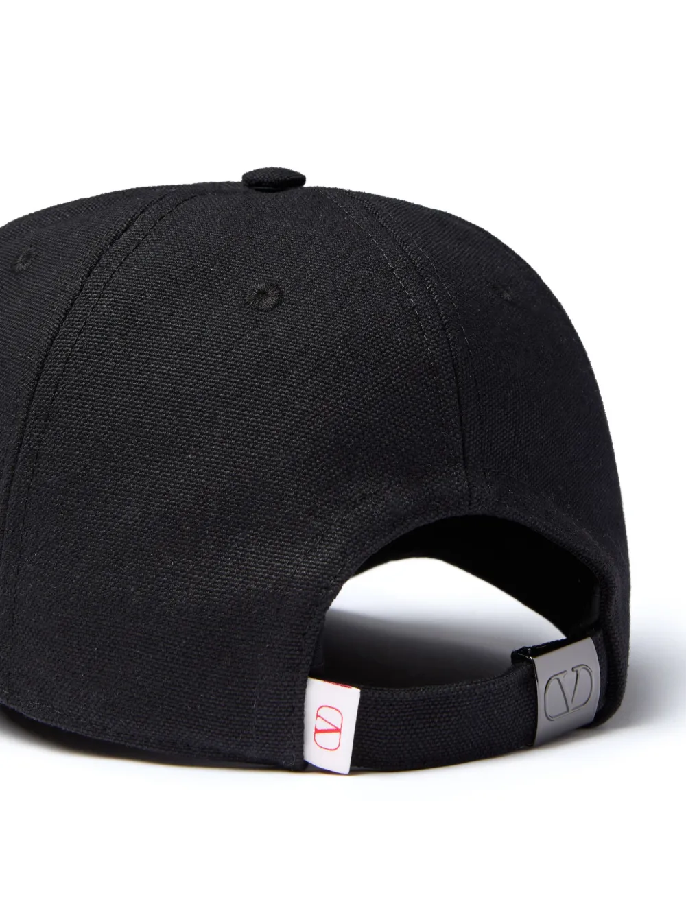 Valentino Garavani Pet met geborduurd logo Zwart