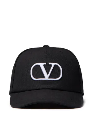 Valentino Garavani VLTN キャップ | ブラック | FARFETCH JP