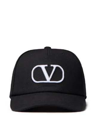 Valentino Garavani Vロゴ シグネチャー キャップ | ブラック