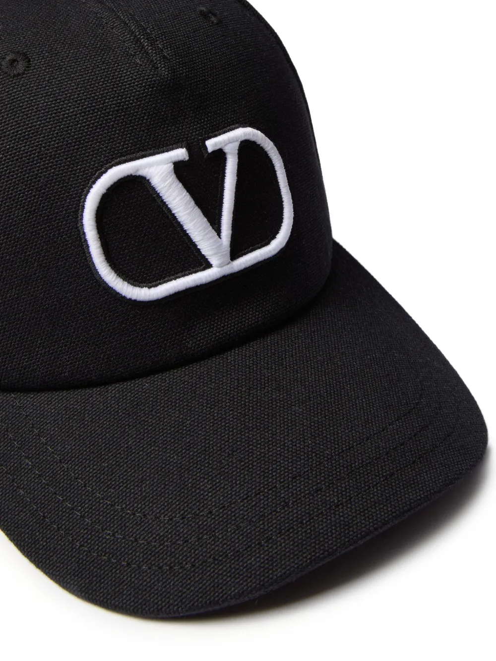 Valentino Garavani Vロゴ シグネチャー キャップ | ブラック