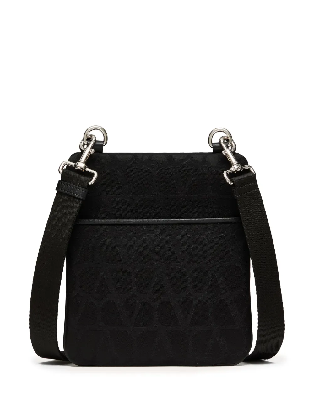 Valentino Garavani Toile Iconographe messenger bag - Zwart