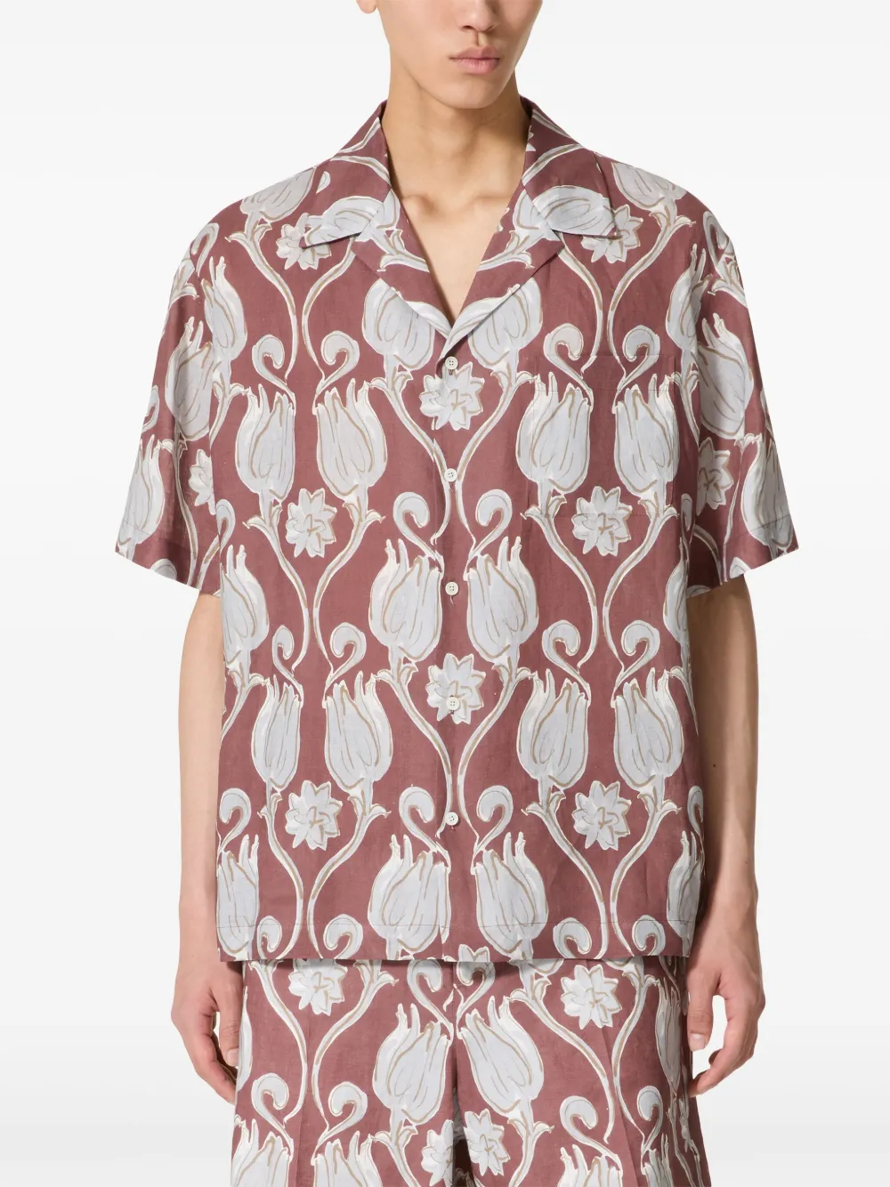 Valentino Garavani T-shirt met grafische print Roze