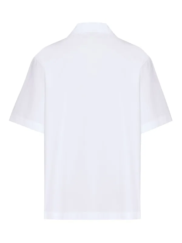 Valentino Garavani Embroidered Cotton Shirt | White