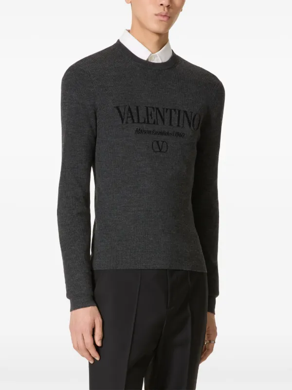 Valentino Garavani ロゴ セーター | グレー | FARFETCH JP