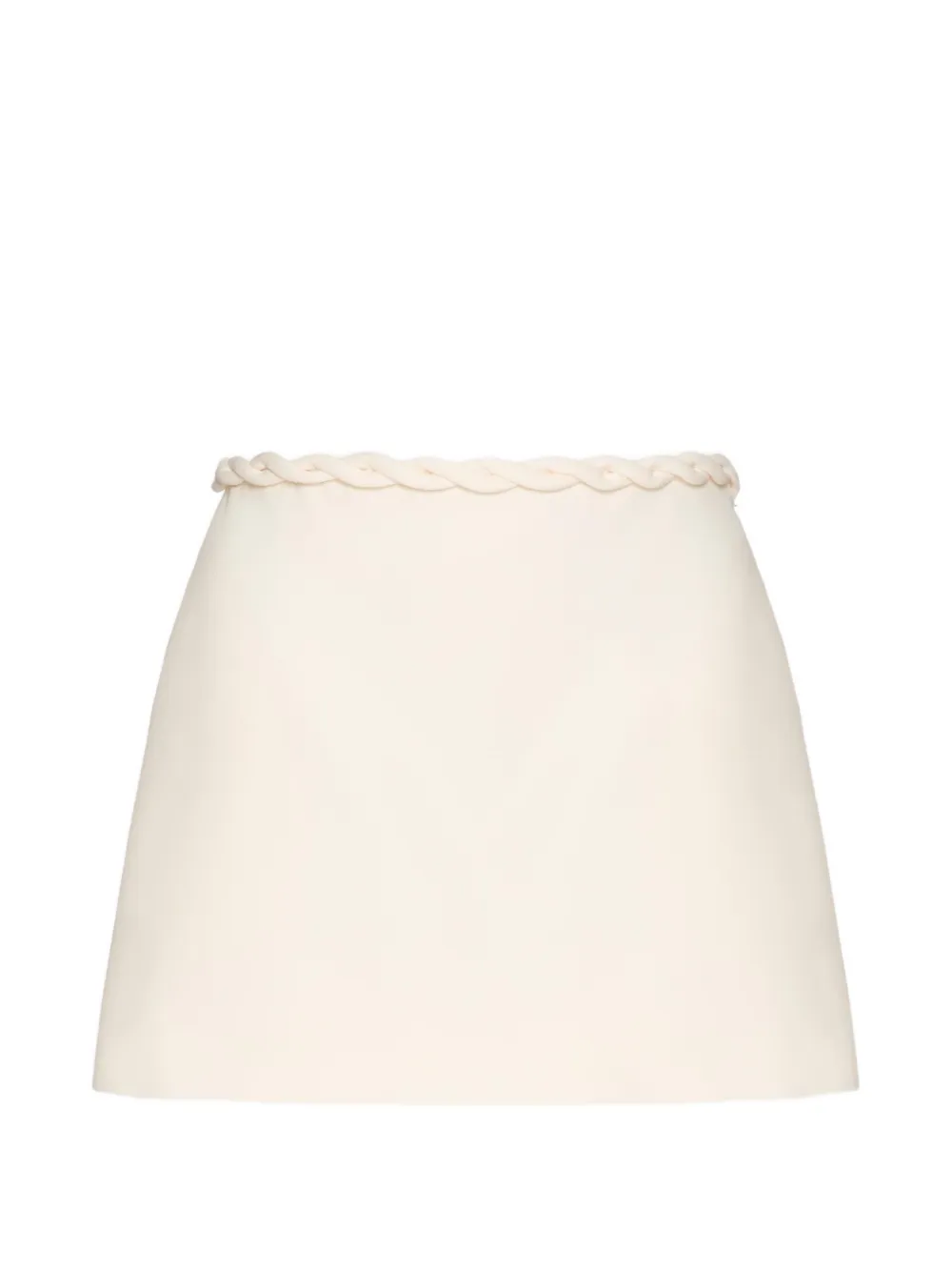 Valentino Garavani Crepe Couture mini-rok Wit