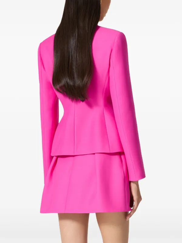 送料無料◆2025新品  Valentino Garavani Bow Tie Fitted Blazer | Pink | FARFETCH ジャケット・アウター