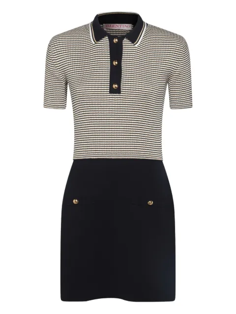Valentino Garavani striped polo mini dress