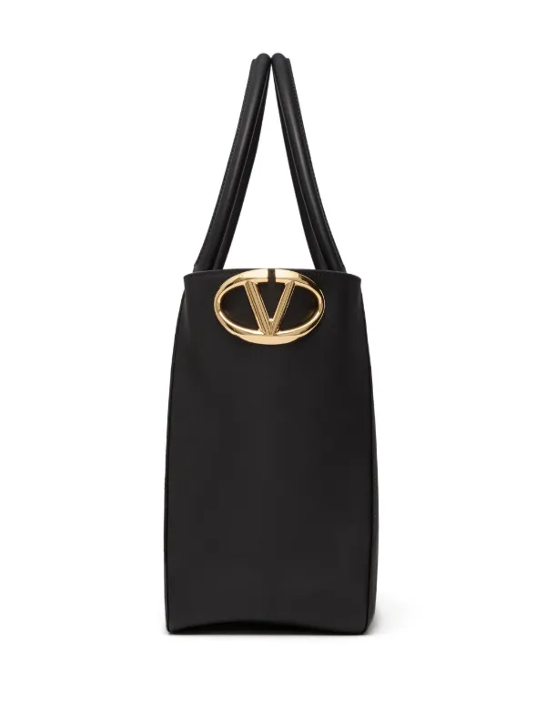 【関税＆送料込み】Valentino Garavani Vlogo Tote Bag Valentino Garavani VLogo Signature Tote Bag | Black