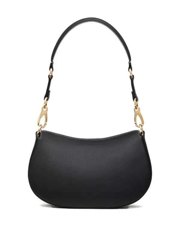 Valentino Garavani Small Ohval Shoulder Bag | Black | FARFETCH